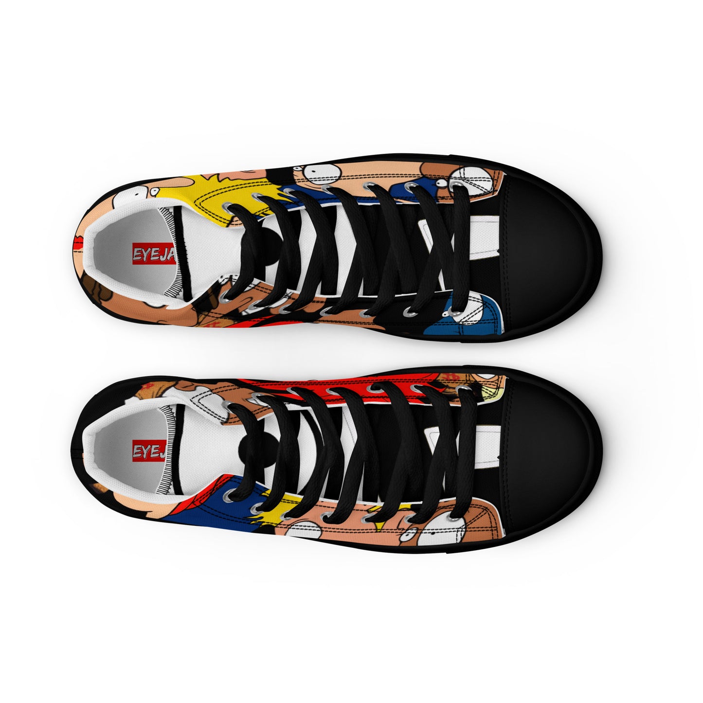 Men’s high top canvas shoes