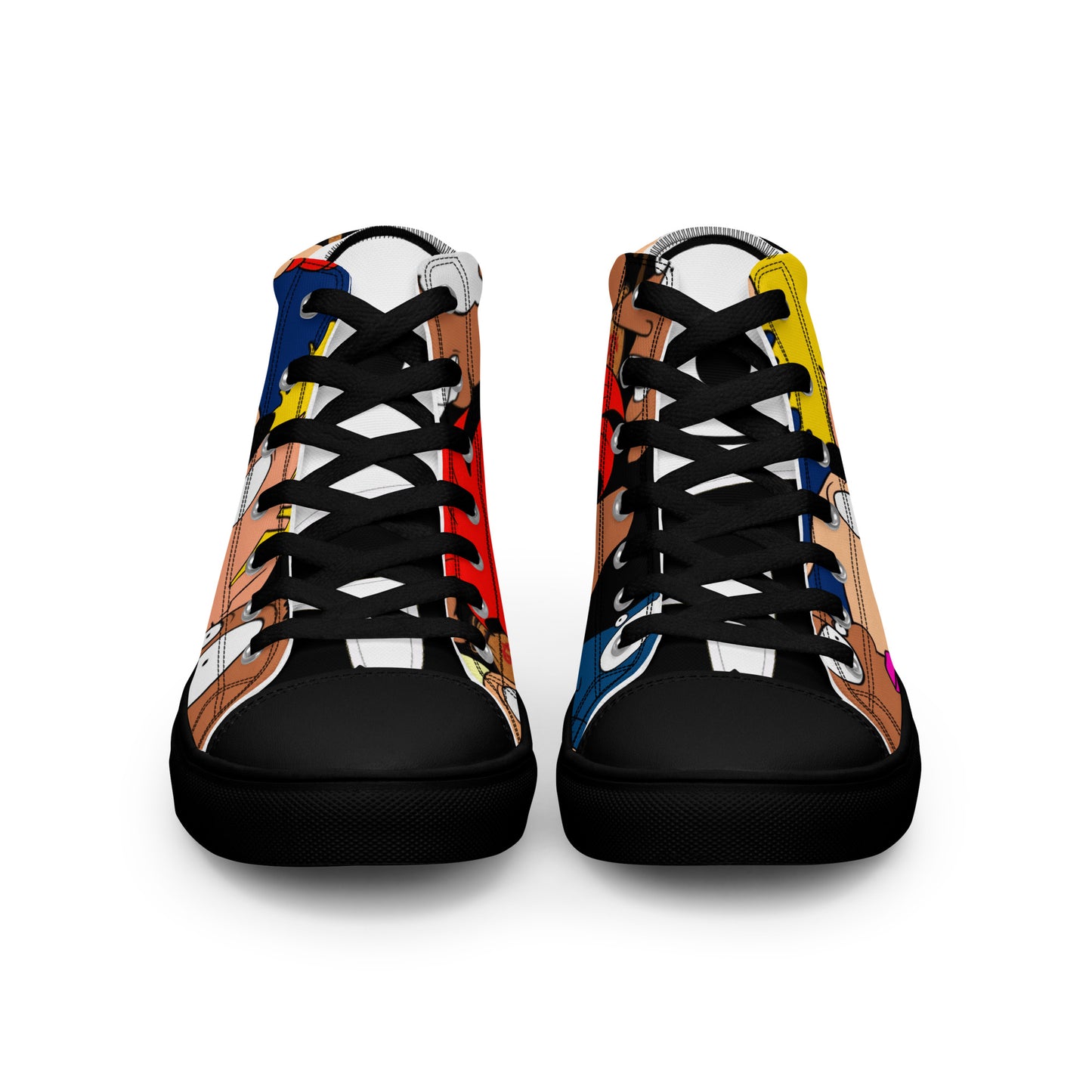 Men’s high top canvas shoes