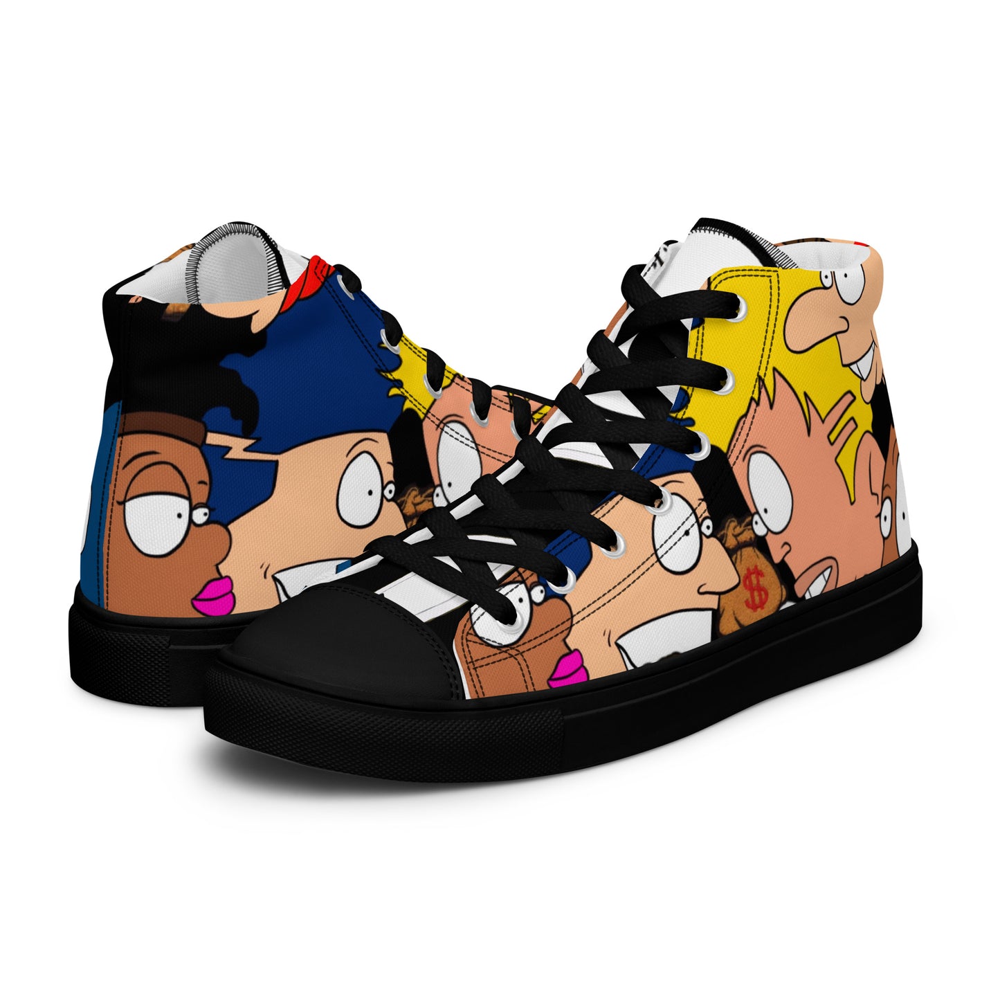 Men’s high top canvas shoes