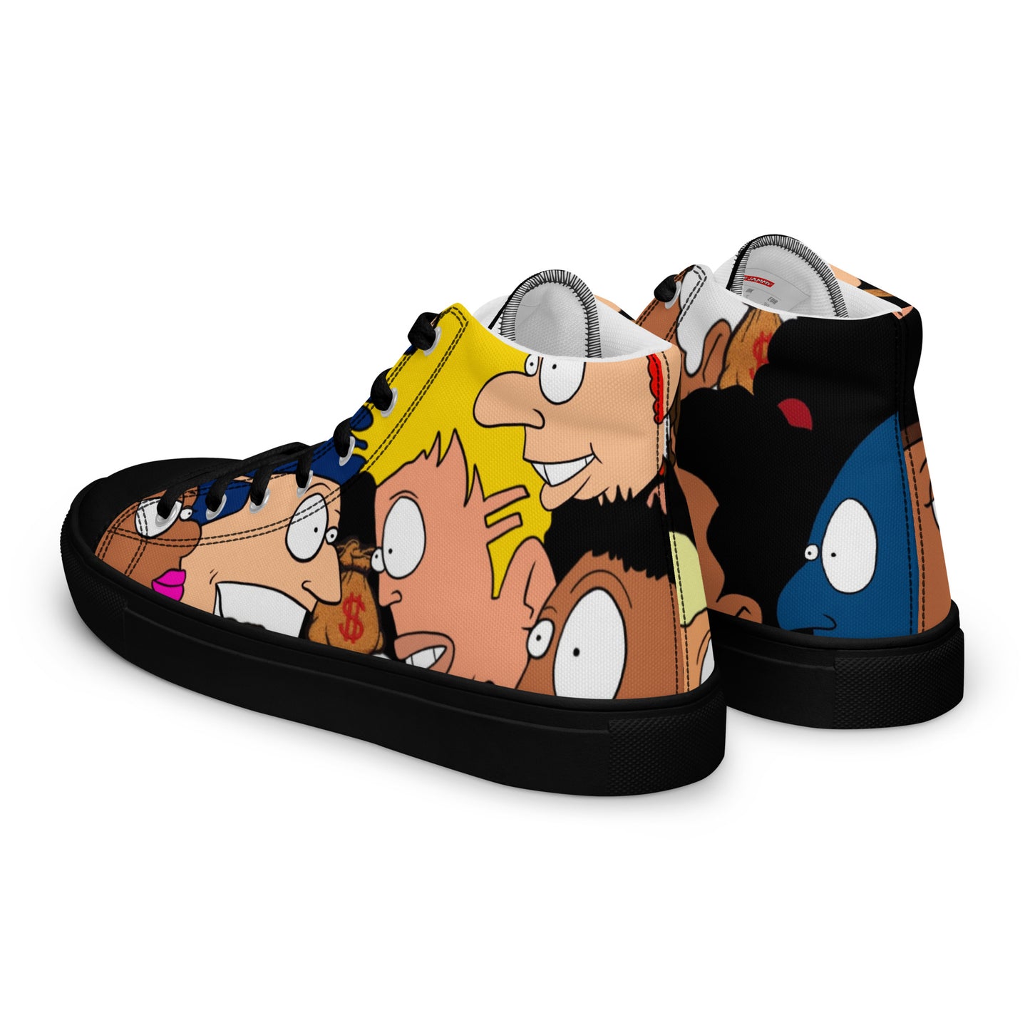 Men’s high top canvas shoes