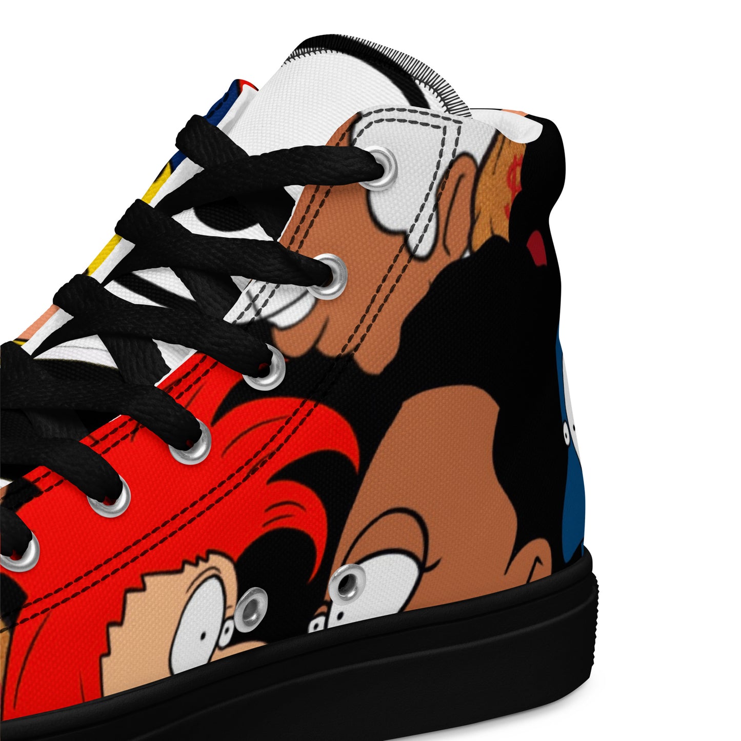 Men’s high top canvas shoes
