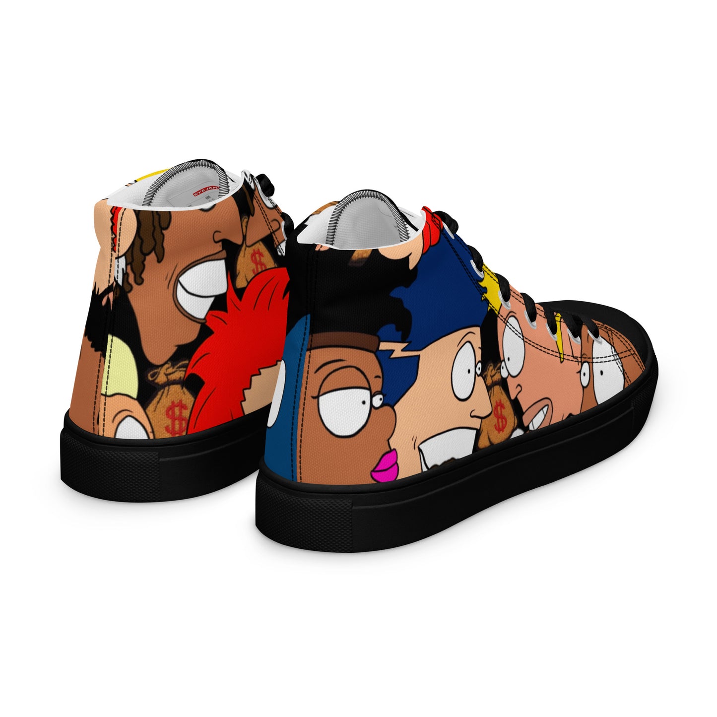 Men’s high top canvas shoes
