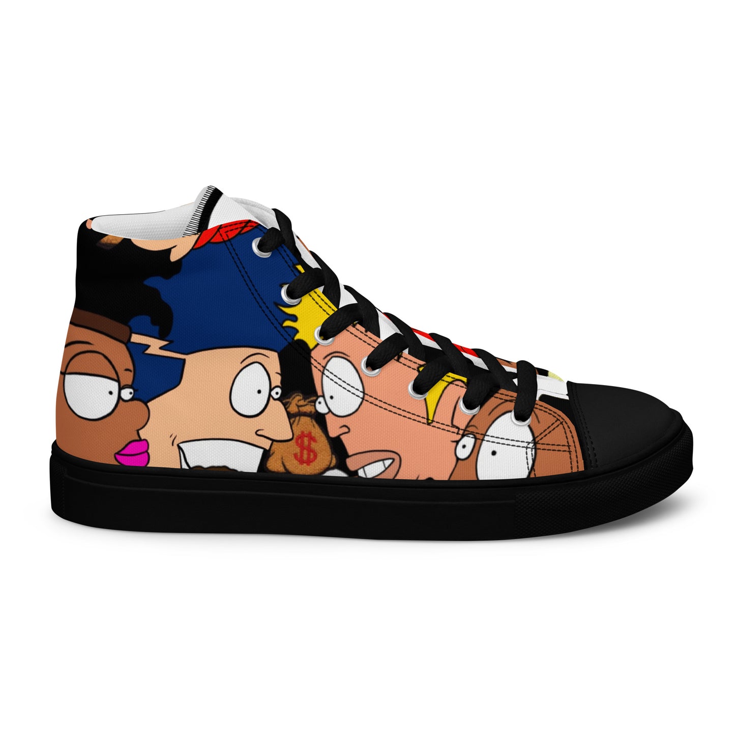 Men’s high top canvas shoes