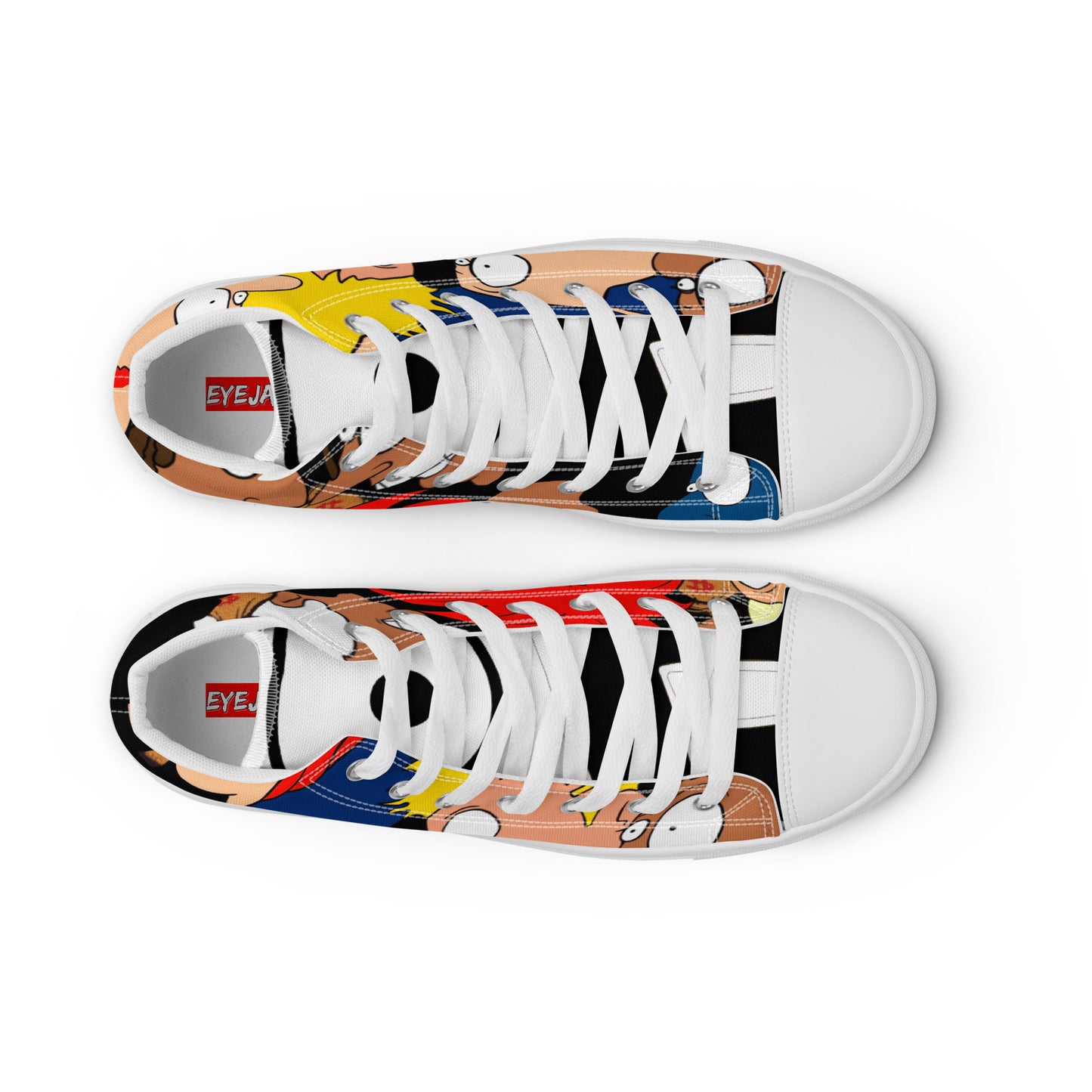 Men’s high top canvas shoes