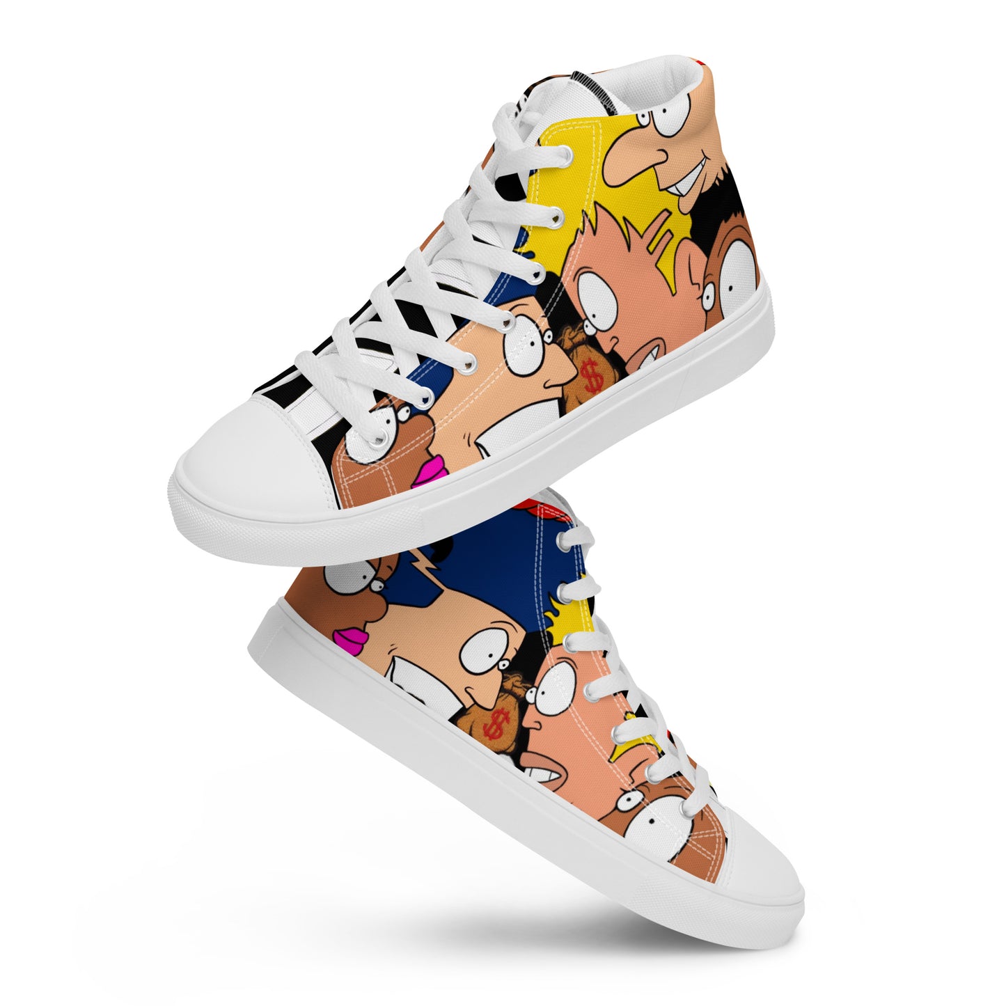 Men’s high top canvas shoes