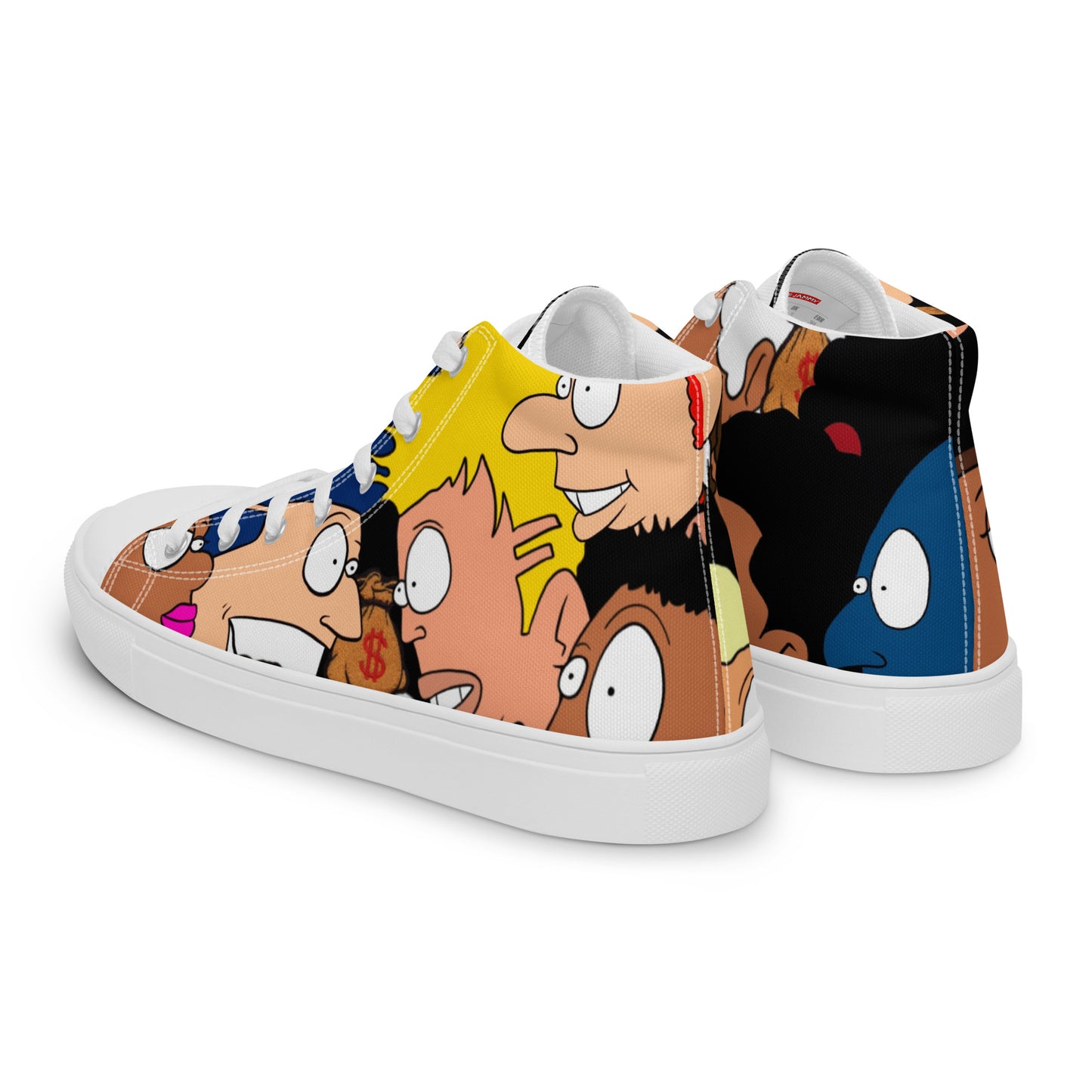 Men’s high top canvas shoes