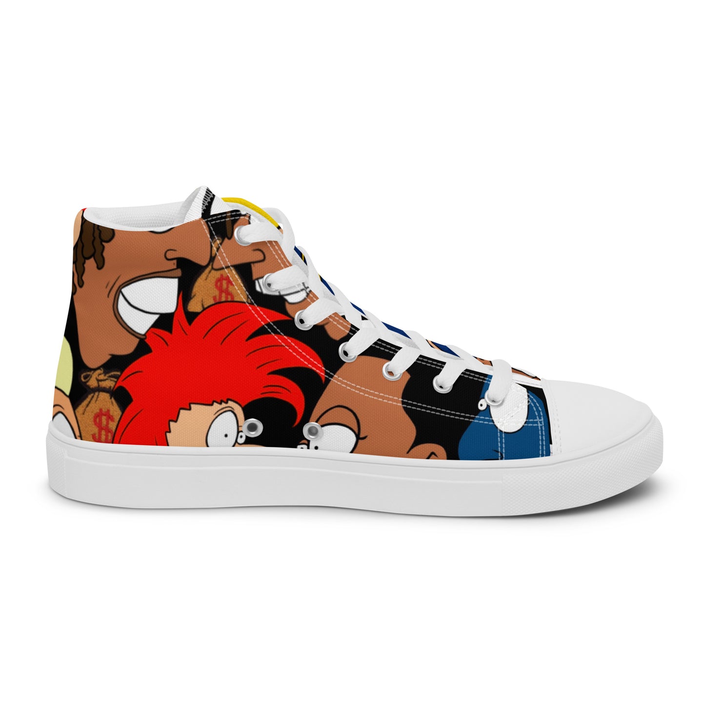 Men’s high top canvas shoes