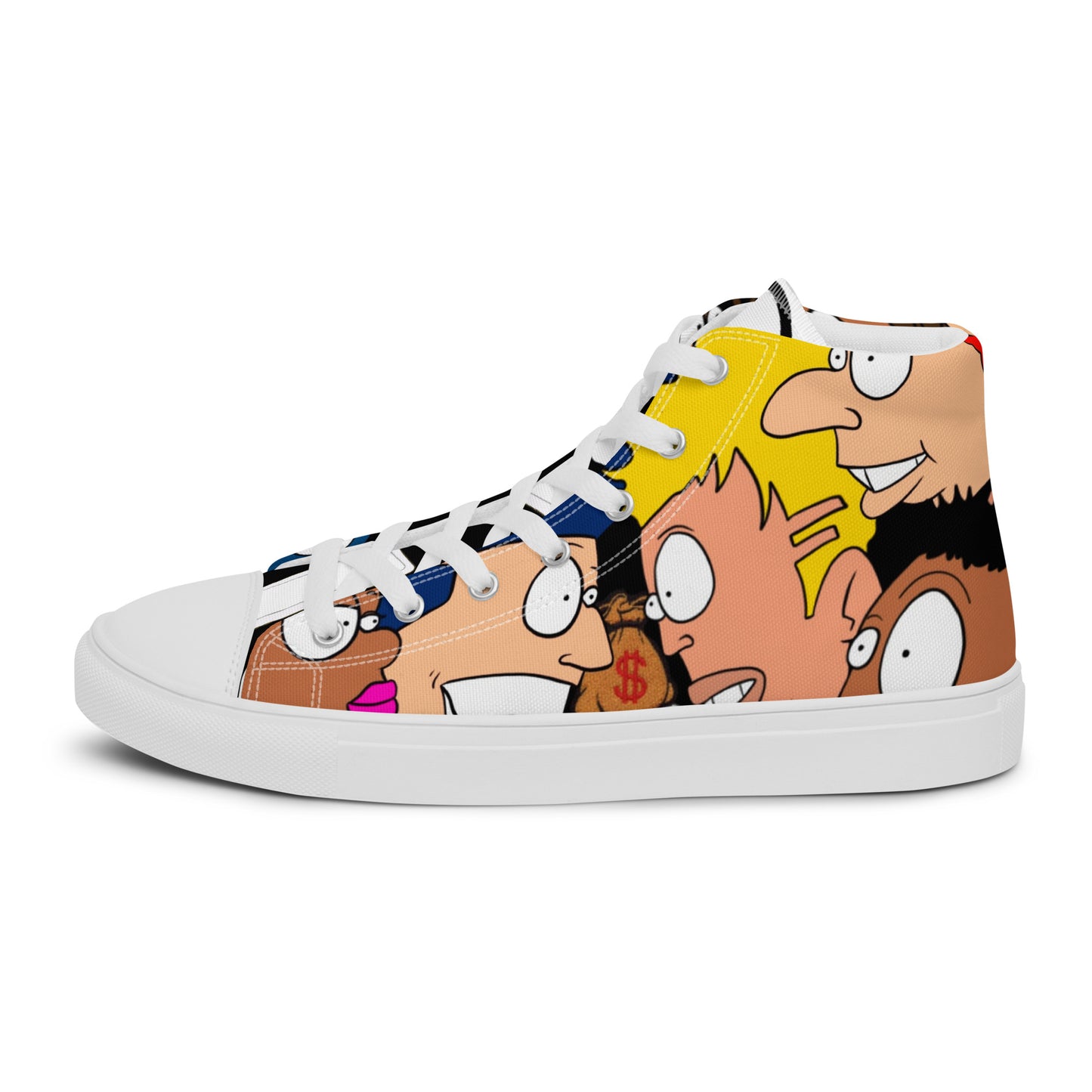 Men’s high top canvas shoes