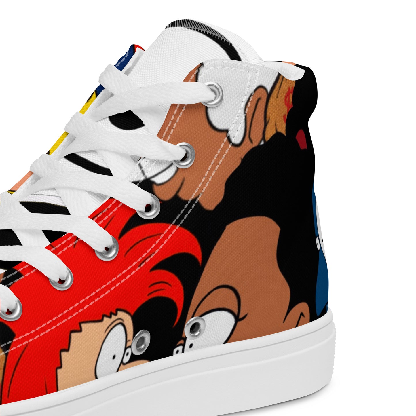 Men’s high top canvas shoes