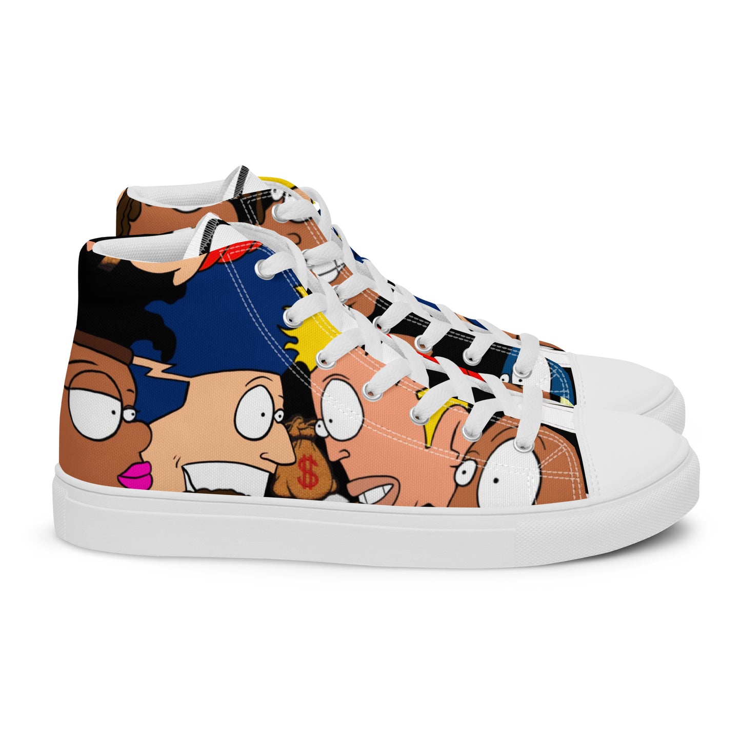 Men’s high top canvas shoes