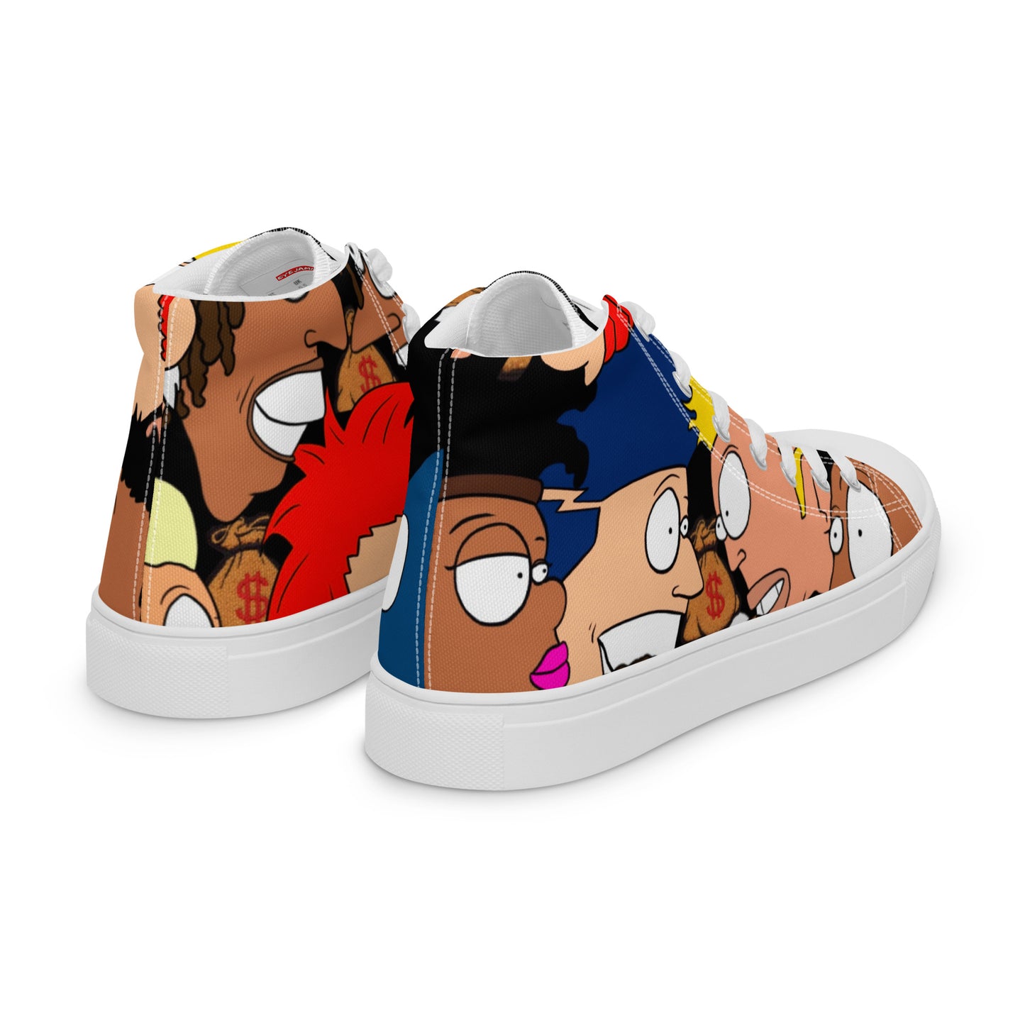 Men’s high top canvas shoes