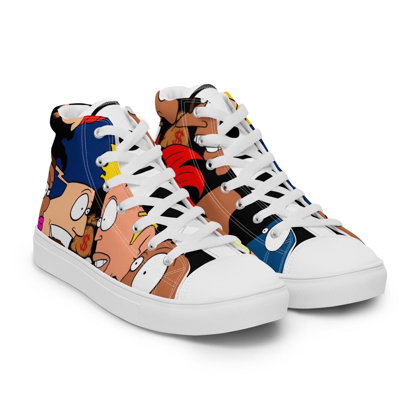 Men’s high top canvas shoes