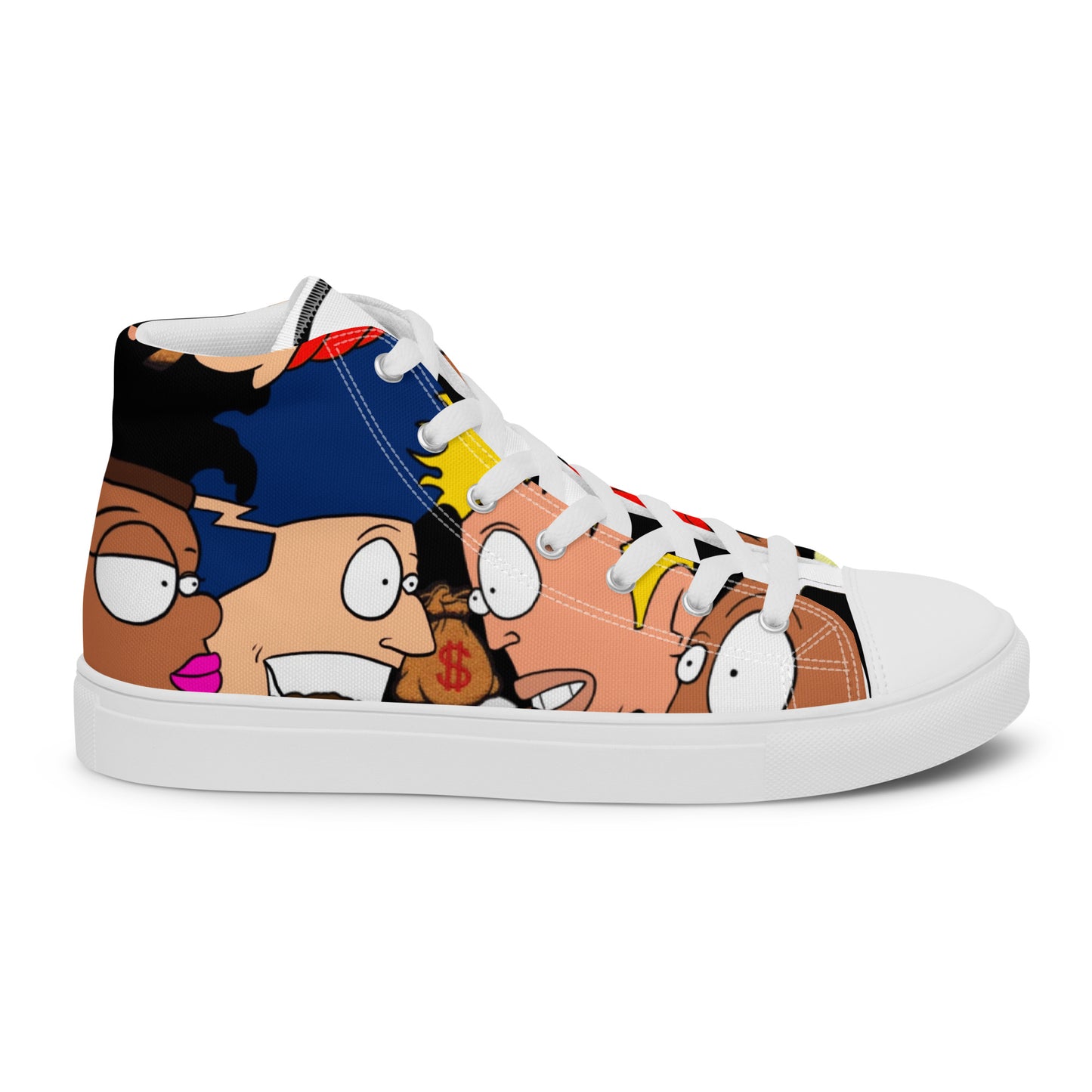 Men’s high top canvas shoes